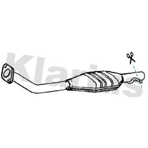 Klarius Catalyst Type Approved With Pipe fits Mitsubishi Mirage 2012 on 1.2