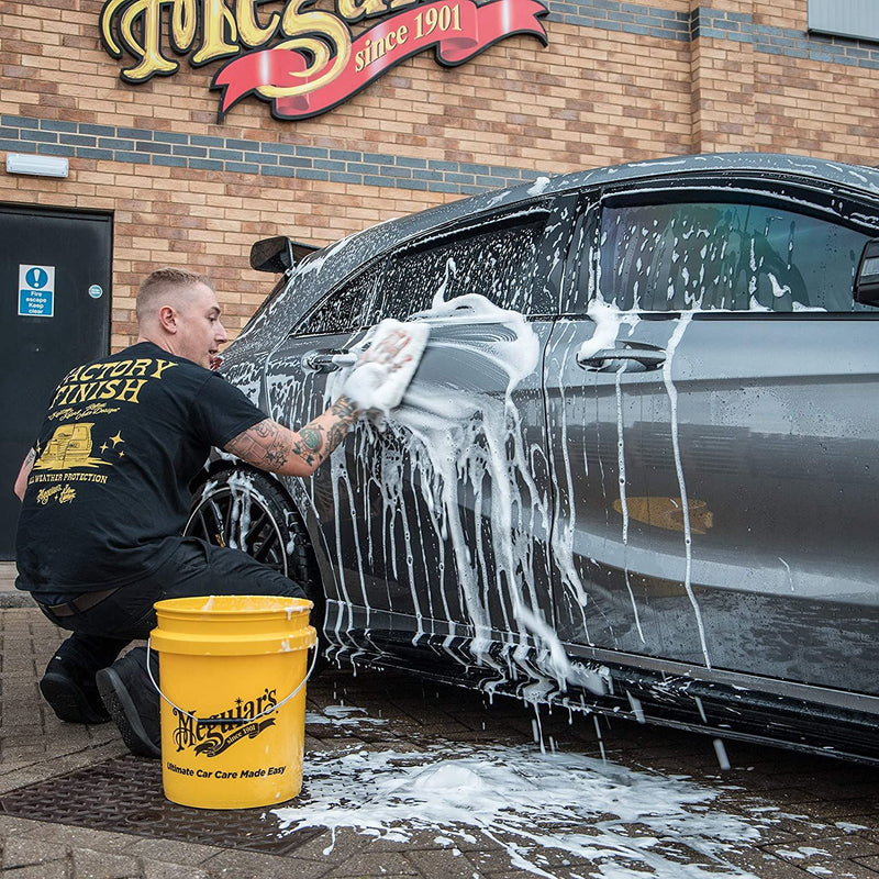 2x Meguiar's RG203 Yellow 5 US Gallon Bucket Meguiar's - Bars 4 Cars