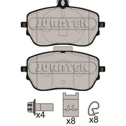 Juratek Front & Rear Brake Discs & Pads fits Mercedes-Benz Cla Shooting Brake
