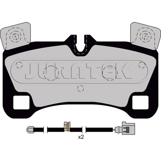 Juratek Rear Brake Pad Set fits Audi Q7 2006-2015 3.0 3.6 4.2 6.0
