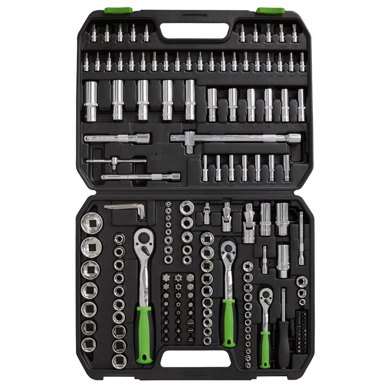 Sealey Socket Set 171pc 1/4", 3/8" & 1/2"Sq Drive WallDrive® Metric Sealey  - Dynamic Drive