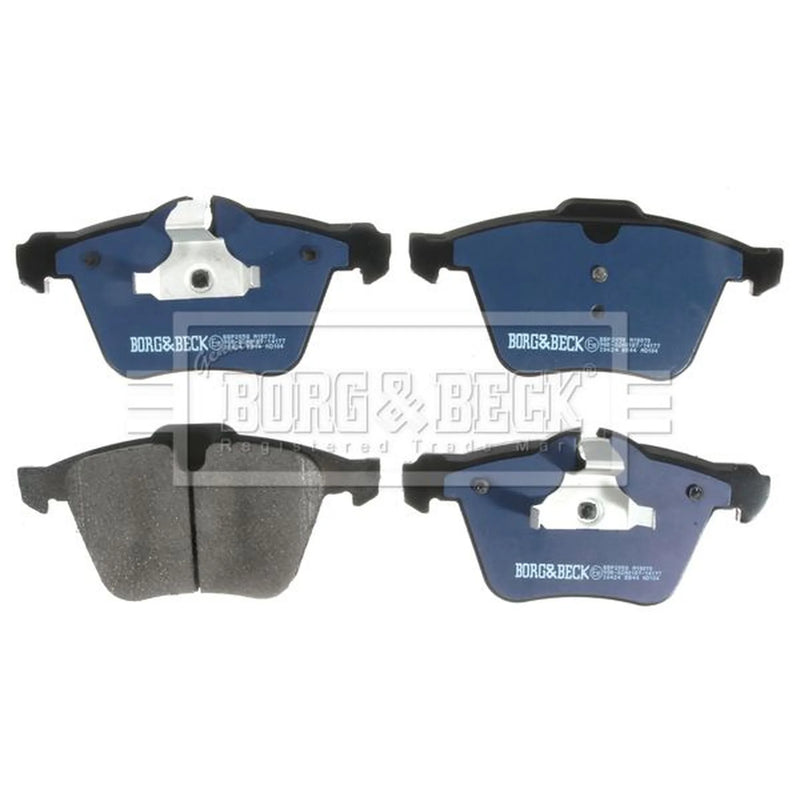Borg & Beck Front & Rear Brake Discs & Pads fits Jaguar Xj 2011-2019 2.0 3.0
