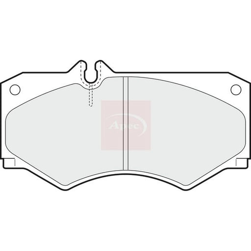 Apec Front Brake Pad Set PAD420