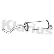 Klarius Box With Tail Pipe Rear fits Skoda Fabia III 2014-2022 1.0
