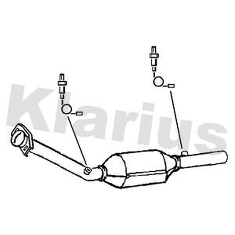 Klarius Catalyst Type Approved With Pipe fits Toyota Avensis Verso 2001-2005 2.0