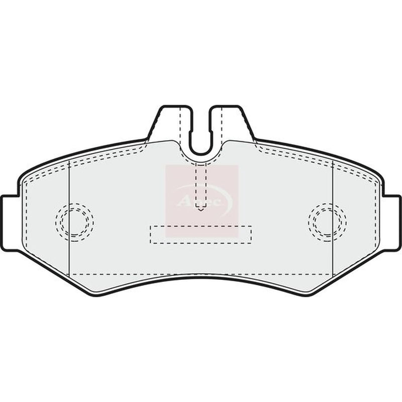 Apec Rear Brake Pad Set PAD1104