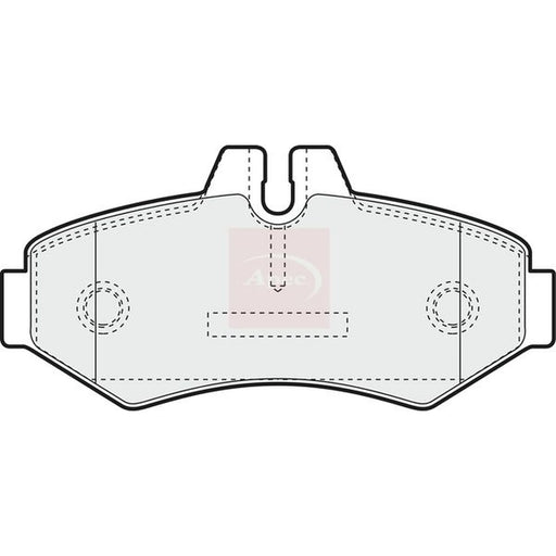 Apec Rear Brake Pad Set PAD1104