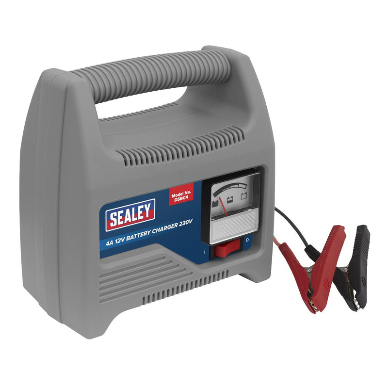 Sealey Battery Charger 12V 4A 230V DSBC4 Sealey - Dynamic Drive