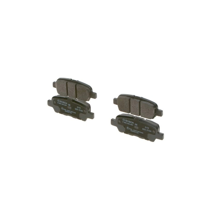 Bosch Front & Rear Pads fits Nissan Juke 2010-2019 1.2 1.5 1.6