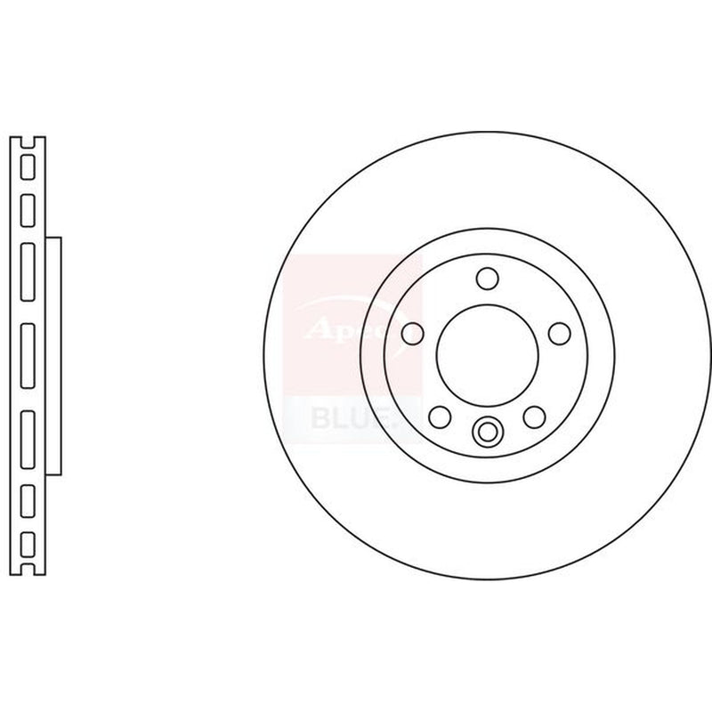 Apec Front & Rear Brake Discs & Pads fits Land Rover Range Rover Evoque