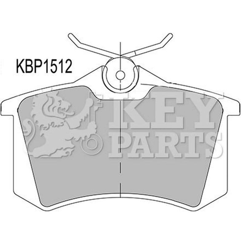 Key Parts Front & Rear Brake Discs & Pads fits Peugeot 208 I 2012-2019 1.6