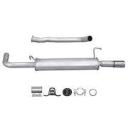 Hella End Silencer Rear fits Audi 80 B4 1991-1996 1.6 2.0