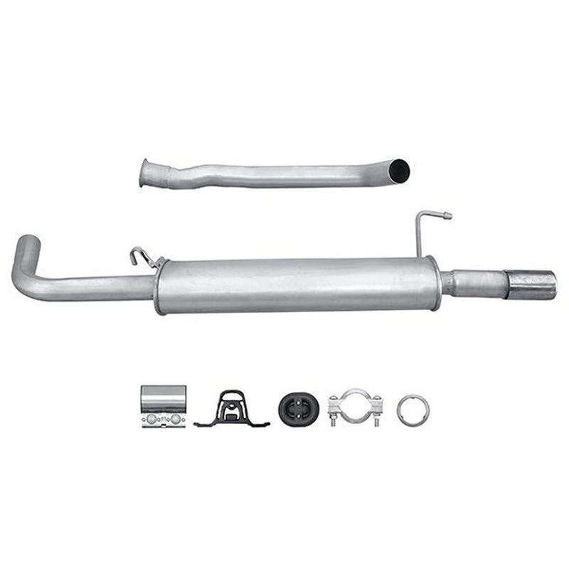 Hella End Silencer Rear fits Audi 80 B4 1991-1996 1.6 2.0