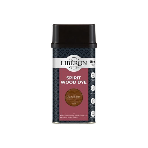 Liberon Spirit Wood Dye Medium Oak 250ml Liberon - Dynamic Drive