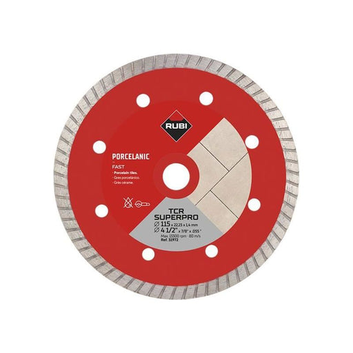 Rubi Tiling Tools TCR115 SUPERPRO Diamond Blade 115mm RUBI TILING TOOLS - Dynamic Drive