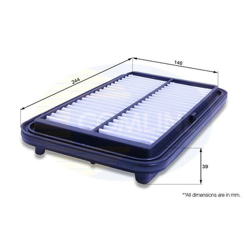 Comline Engine Air Filter fits Nissan Pixo 2009 on 1.0