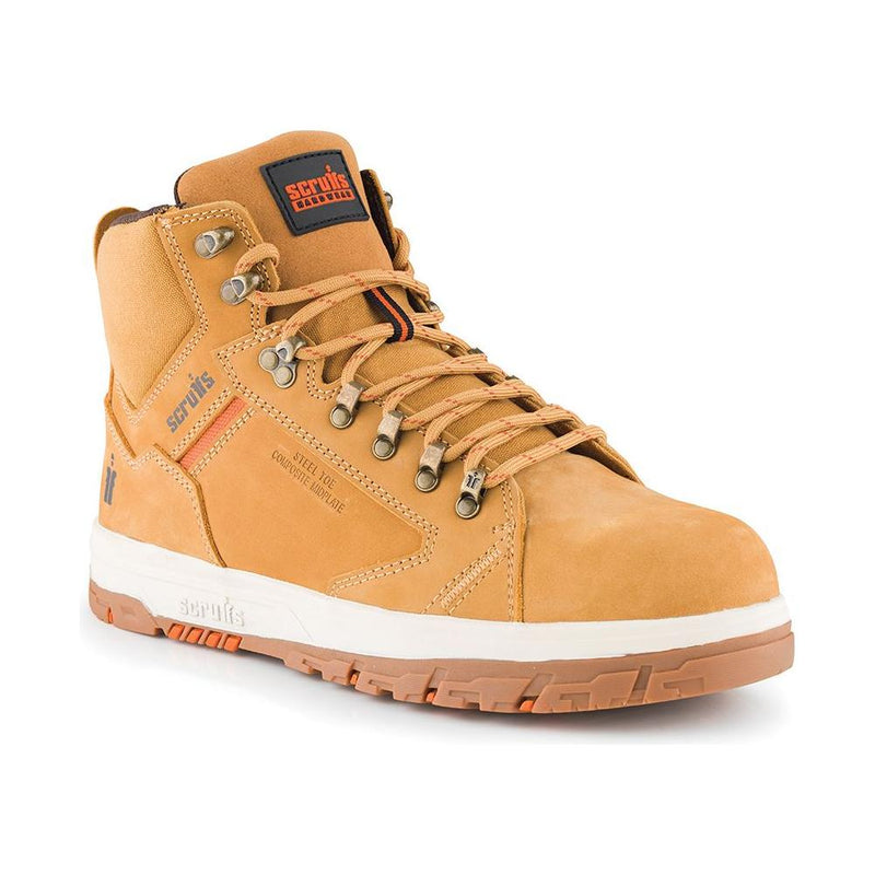 Scruffs Nevis Safety Boots Tan Size 10.5 / 45 Scruffs - Dynamic Drive