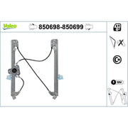 Valeo Electric Window Regulator Lifter Left Front 850698