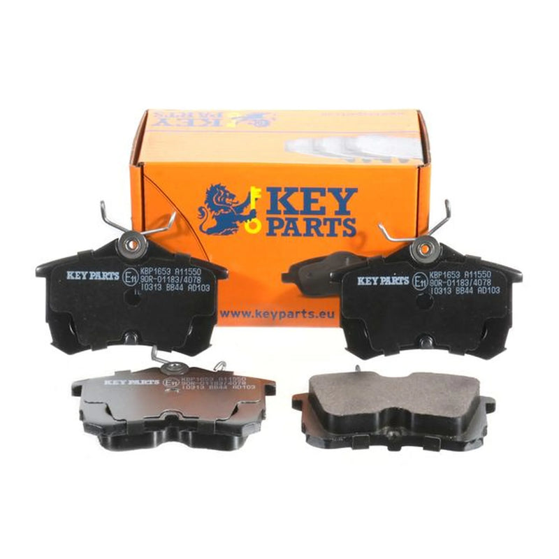 Key Parts Rear Brake Discs & Pads fits Honda Accord VII 2003-2008 2.0 2.2 2.4