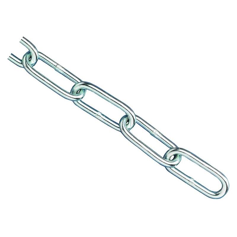 Faithfull Zinc Plated Chain 2.5mm x 2.5m - Max. Load 50kg Faithfull - NN4 Online