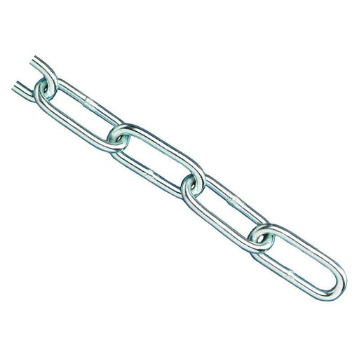 Faithfull Zinc Plated Chain 2.5mm x 2.5m - Max. Load 50kg Faithfull - NN4 Online