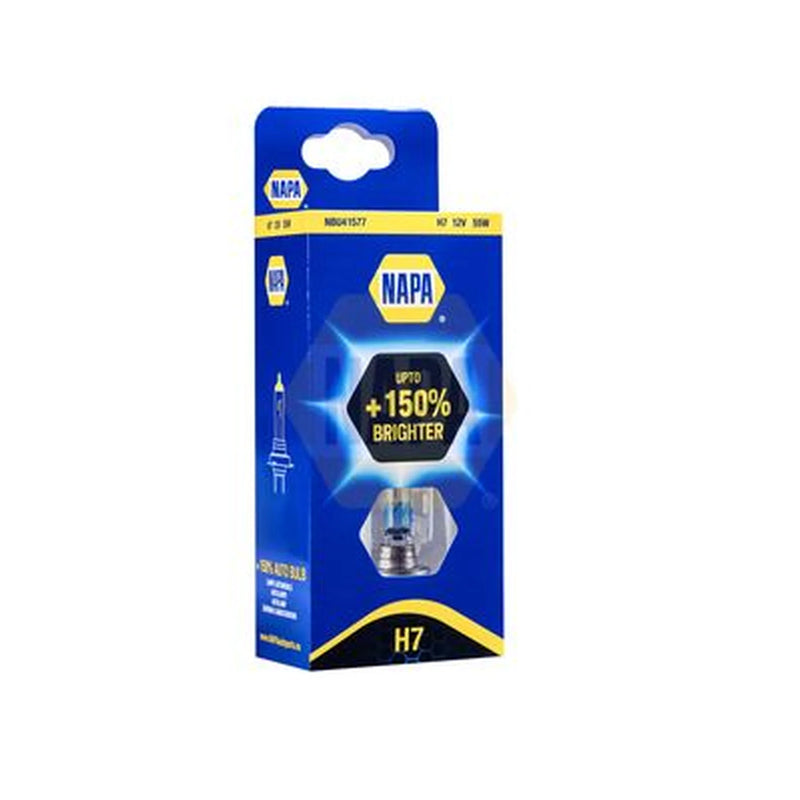 NAPA Napa H7 150 Headlamp Twin Pack fits Abarth 500 / 595 / 695 2008 on 1.4