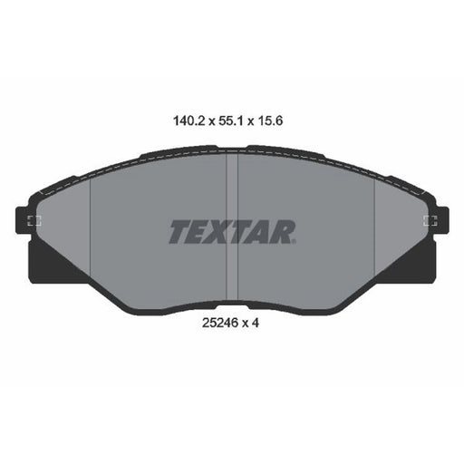 Textar Front Brake Pad Set 2524601