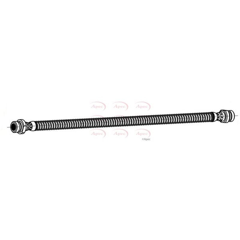 Apec Brake Hydraulic Hose Line Rear Right fits Kia Sorento I 2002-2011 2.5 3.3