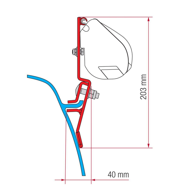 Fiamma Kit for VW T3 Lift Roof: Transform Your Camper with a New Awning Fiamma - Dynamic Drive