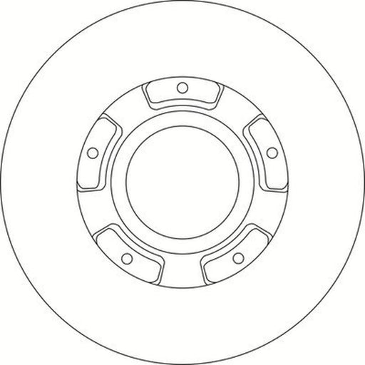 Abtex 2 x Rear Brake Discs BD1824S-x2