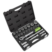Siegen Siegen Extending Ratchet Socket Set 1/2"Sq Drive 26pc S01288 Siegen - Dynamic Drive