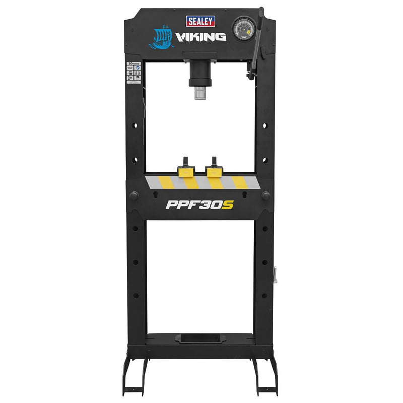 Sealey Viking Hydraulic Press 30 Tonne Floor Type PPF30S Sealey - Dynamic Drive