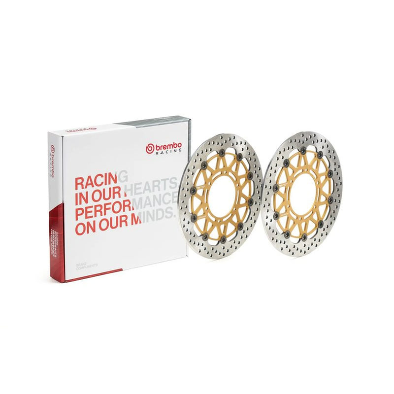 Brembo 2 x Floating Front Brake Disc Brake Discs 208973732-x2