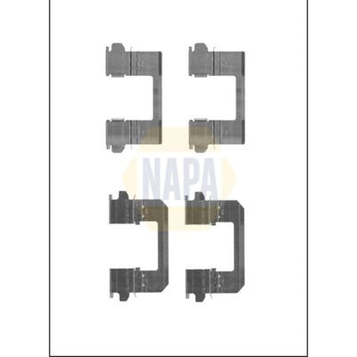NAPA Brake Pad Accessory Fitting Kit Front fits Nissan Qashqai +2 2007-2014