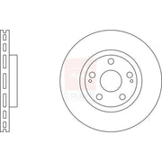 Apec 2 x Vented Front Brake Discs SDK6171-x2
