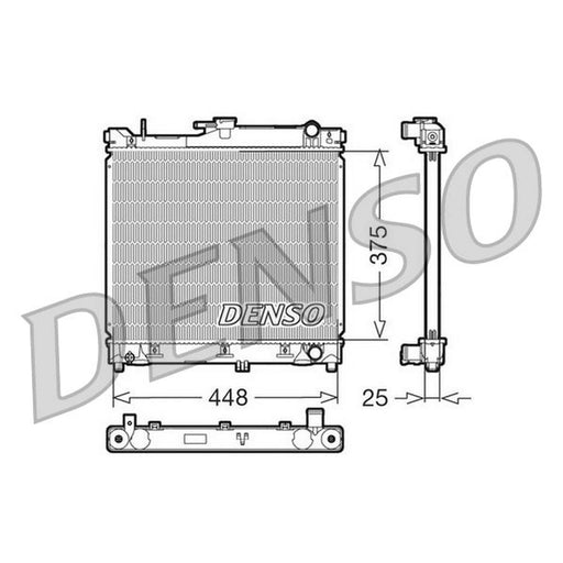 Denso Engine Radiator fits Suzuki Jimny Closed Off-Road Vehicle 1998 on 1.3