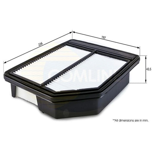 Comline Service Kit with Air, Oil & Cabin Filters fits Honda Civic VIII