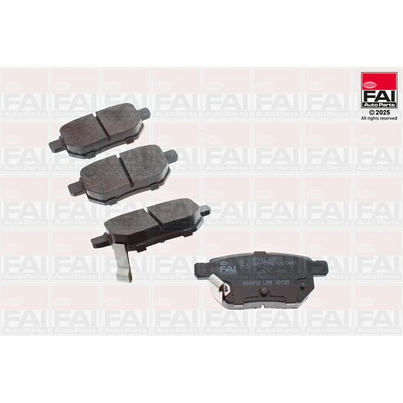 FAI Rear Brake Solid Discs & Pads fits Lexus Ct 2011 on