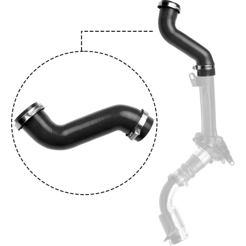 Gates Intercooler Turbo Charge Air Hose 290mm fits Renault Kangoo 2008 on 1.5