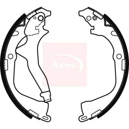 Apec Brake Shoe Set Axle Kit fits VW Amarok 2010-2022 2.0