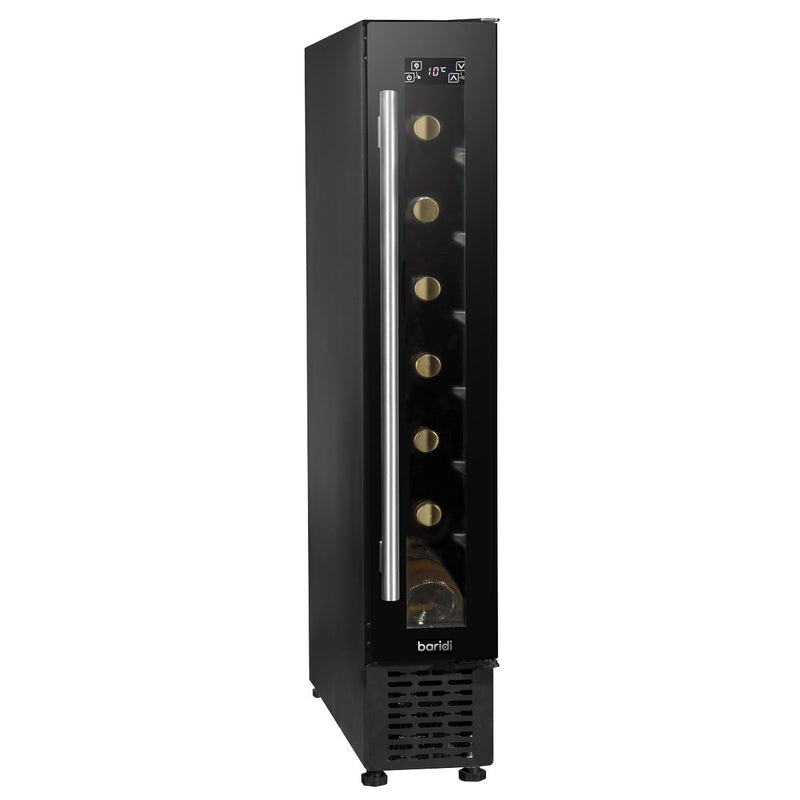 Baridi Extra-Slim 7 Bottle Wine Fridge & Cooler 15cm - Black DH76 Baridi - Dynamic Drive
