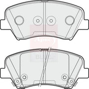 Apec Front & Rear Brake Discs & Pads fits Kia Carens IV 2013-2018 1.6 1.7 2.0