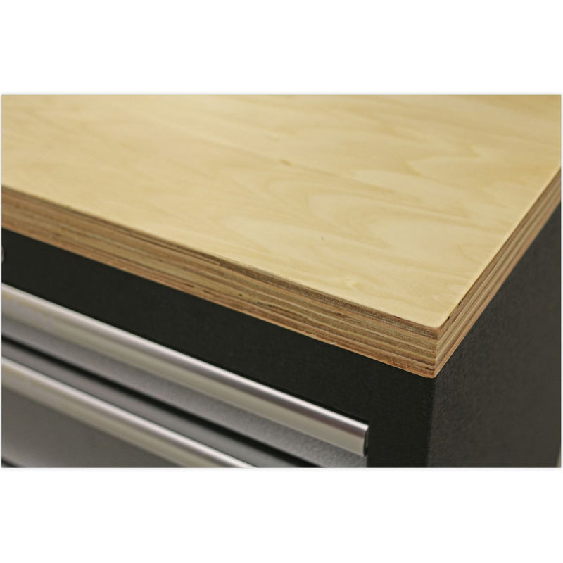 Sealey Superline Pro 3.24m Storage System Pressed Wood Worktop APMSSTACK13W Sealey - Dynamic Drive