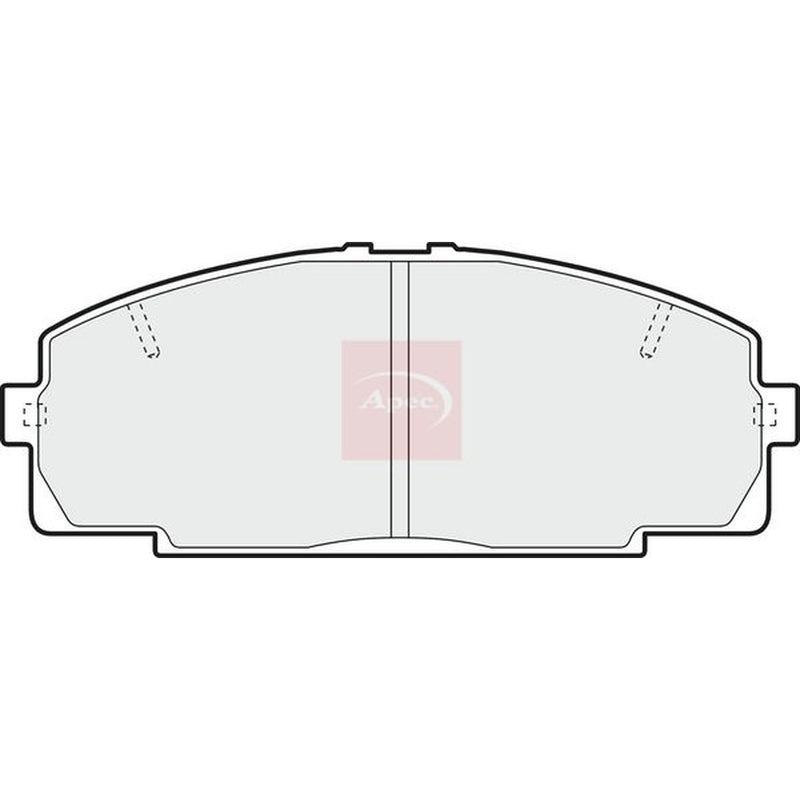 Apec Front Brake Pad Set fits Toyota Dyna 100 Platform/Chassis 1995-2001 2.4