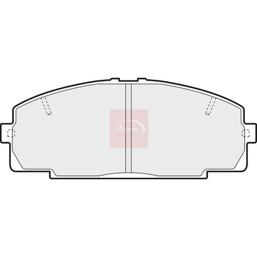 Apec Front Brake Pad Set fits Toyota Dyna 100 Platform/Chassis 1995-2001 2.4