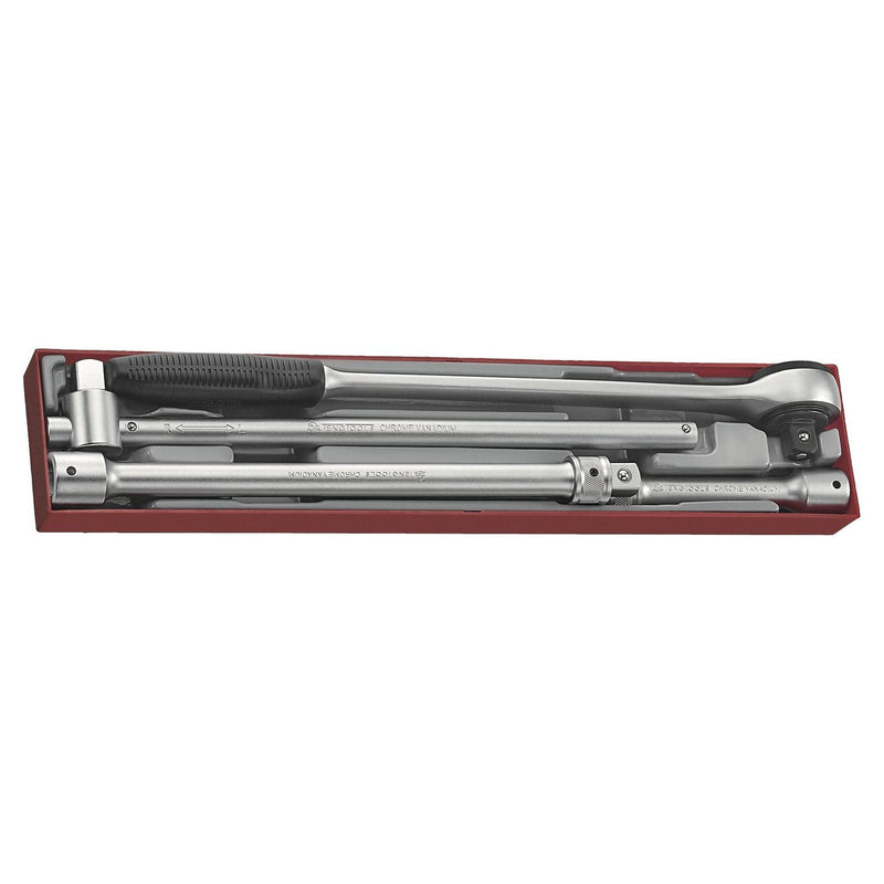 Teng Tools 3/4" Ratchet & Accessories Set Safety Lock TTX4 4 Pieces Teng Tools - Dynamic Drive