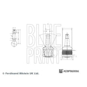 Blue Print Ball Joint Front Right ADBP860066