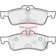 Apec Rear Brake Solid Discs & Pads fits Honda Civic IX 2015-2016 2.0