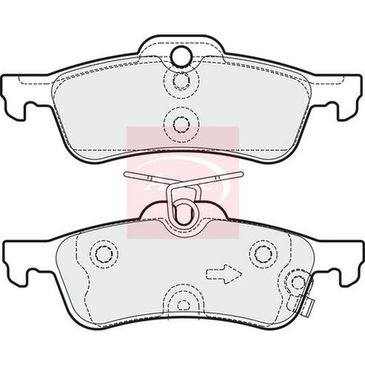 Apec Rear Brake Solid Discs & Pads fits Honda Civic IX 2015-2016 2.0