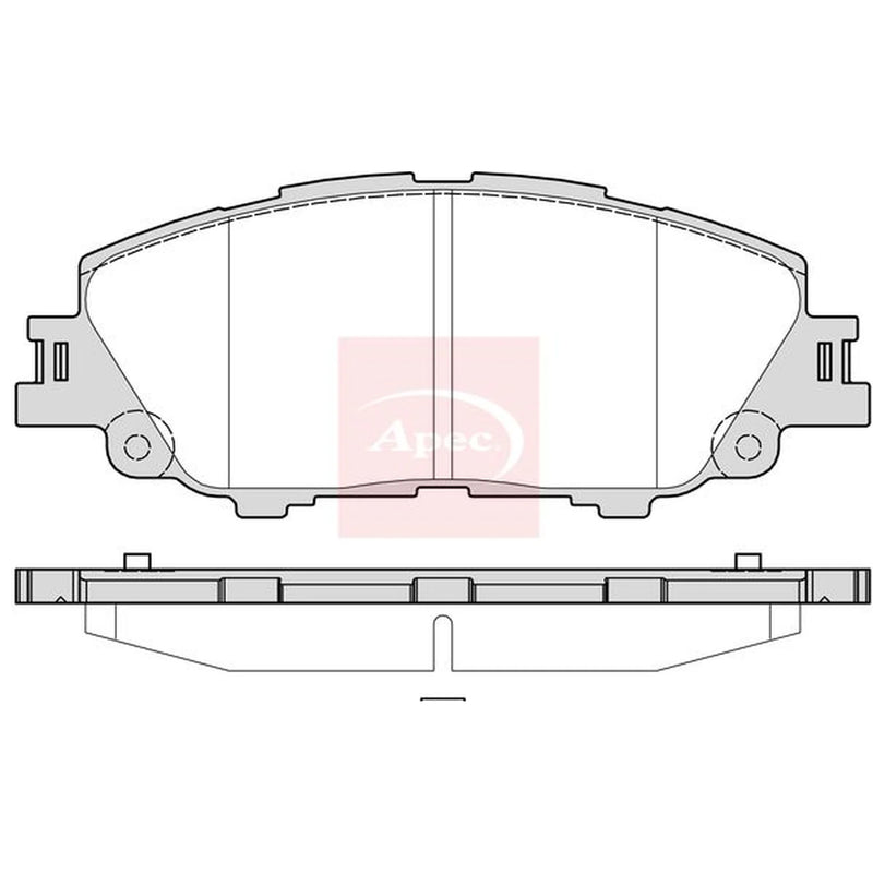 Apec Front Brake Pad Set PAD2385